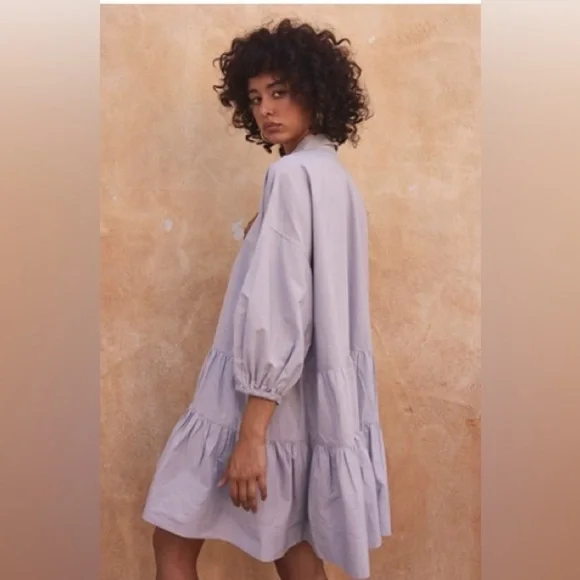 Free People Misha Mini Dress in Violet Mist - Picture 2 of 10